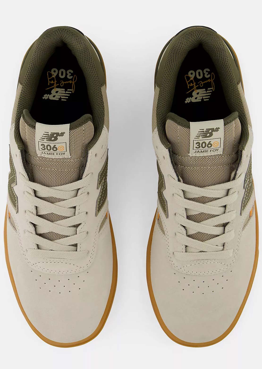 New Balance Numeric Men's 306 Cup-Foy Shoes Tan/Olive
