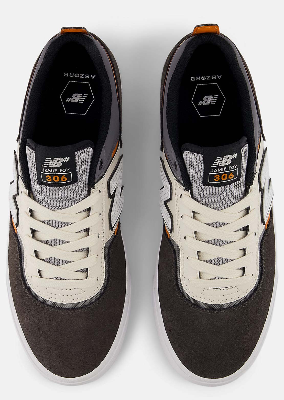 New Balance Numeric Men's 306 Foy Shoes Dark Grey/Sea Salt