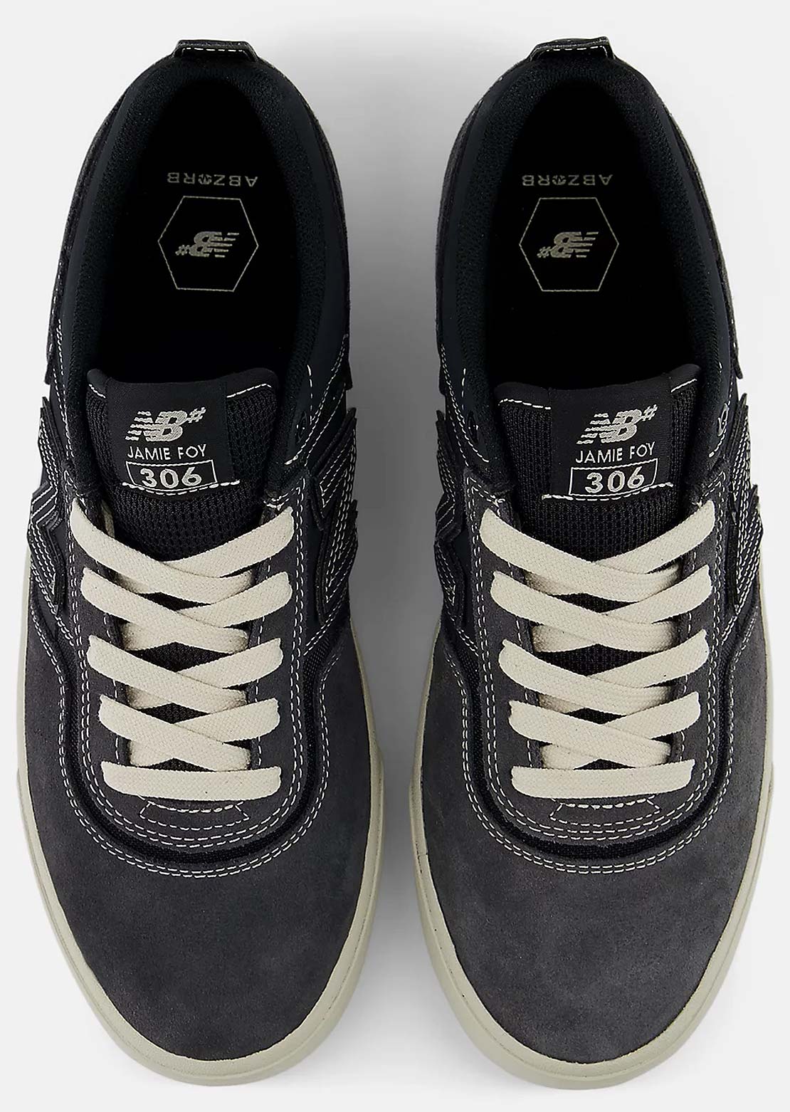 New Balance Numeric Men's 306 Foy Shoes Dark Grey/Sea Salt