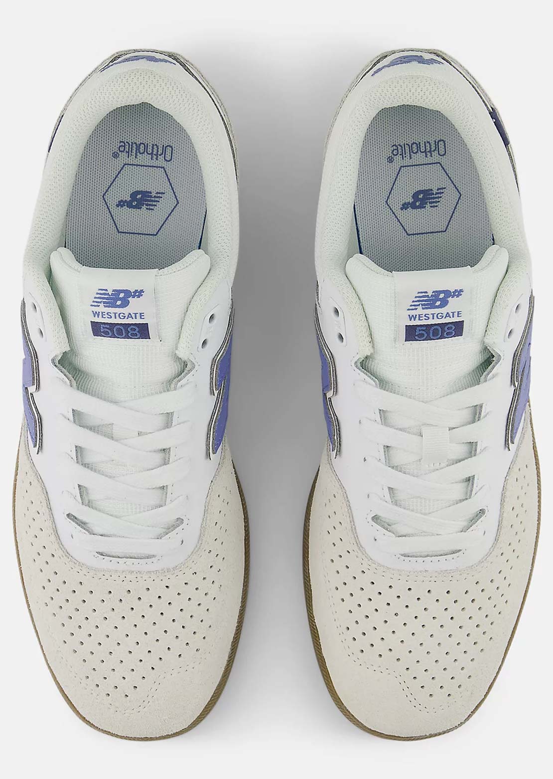New Balance Numeric Men's 508 Westgate Shoes White/Light Blue
