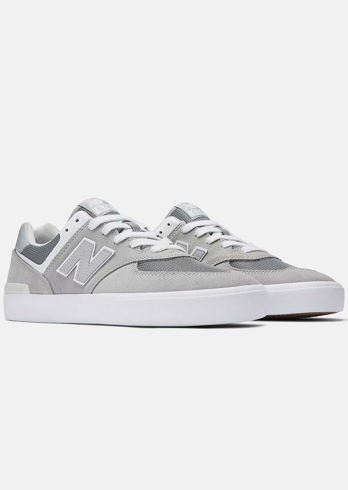 New Balance Numeric Men's 574 Vulc Shoes Grey II