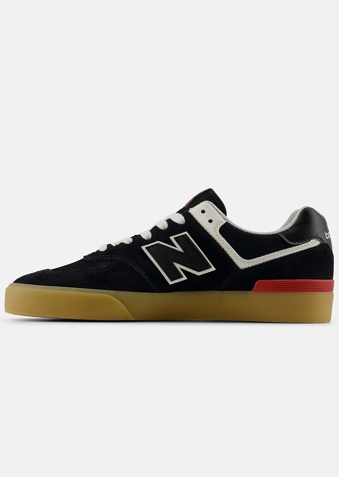 New Balance Numeric Men's 574 Vulc Shoes Black/White