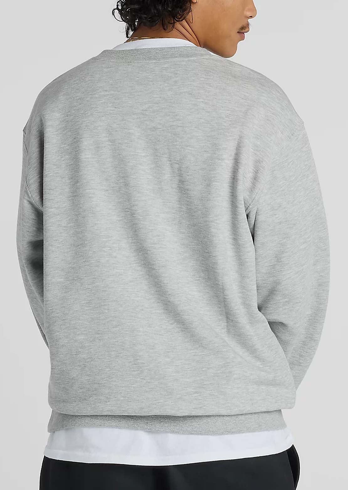 New Balance Numeric Men's French Terry Crewneck Sweatshirt Athletic Grey