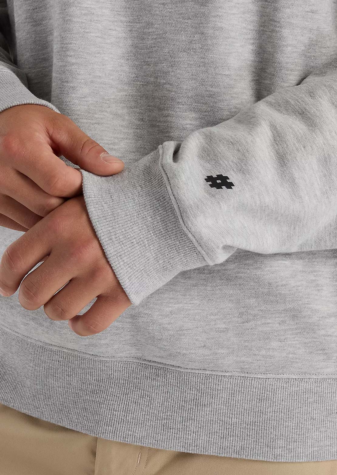 New Balance Numeric Men's French Terry Crewneck Sweatshirt Athletic Grey