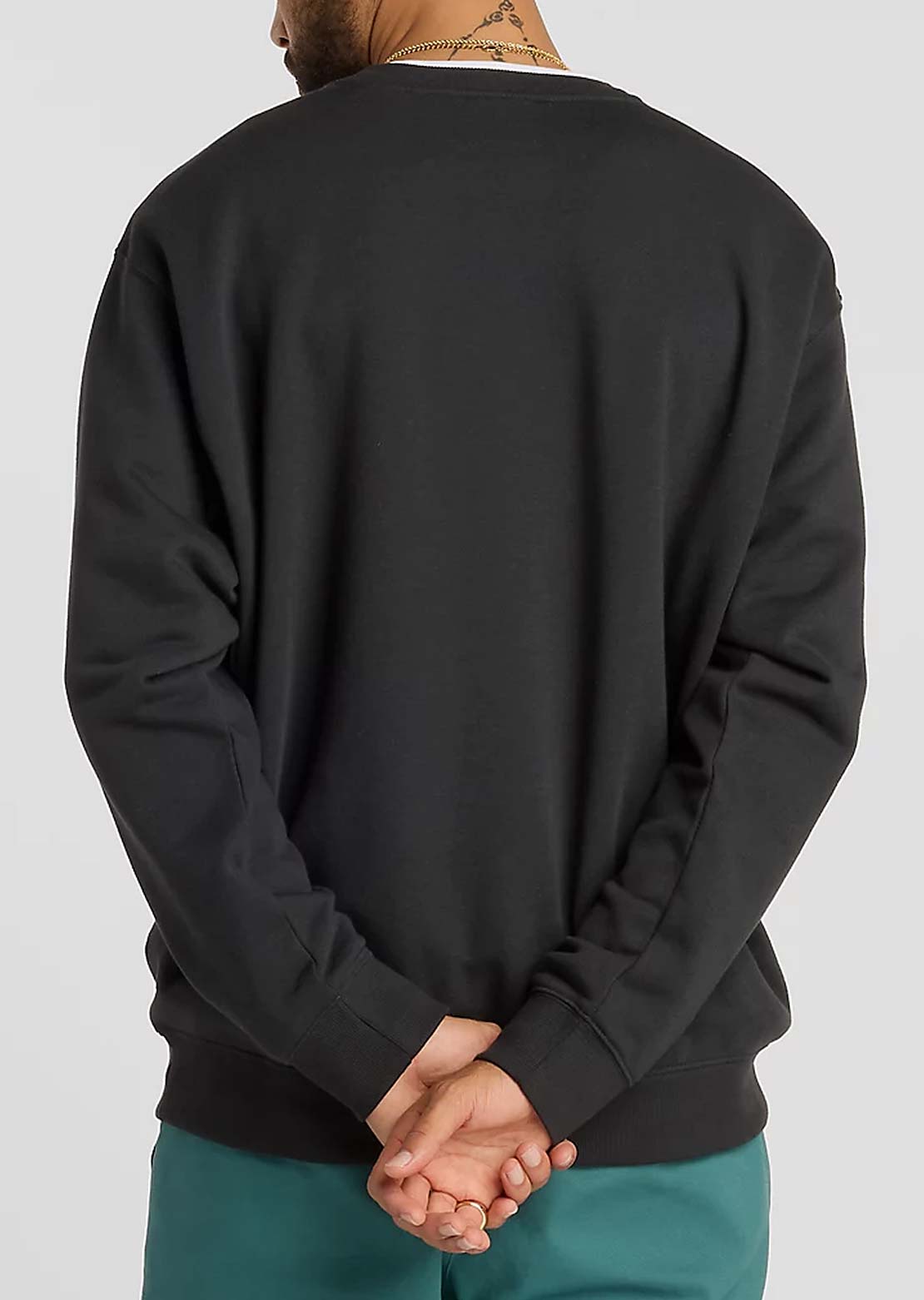 New Balance Numeric Men's French Terry Crewneck Sweatshirt Black