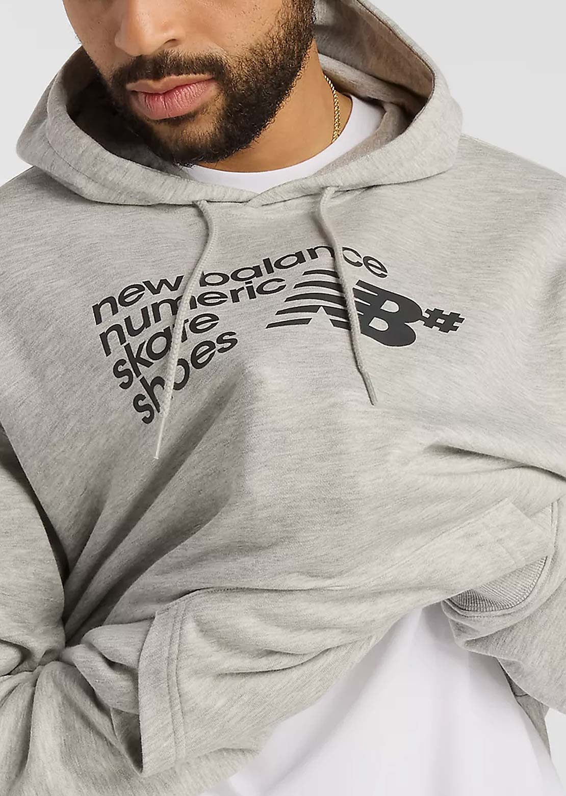 New Balance Numeric Men's French Terry Hood Athletic Grey