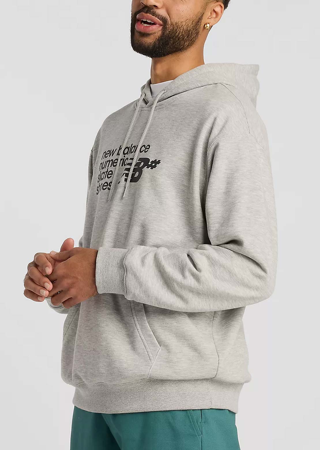 New Balance Numeric Men's French Terry Hood Athletic Grey