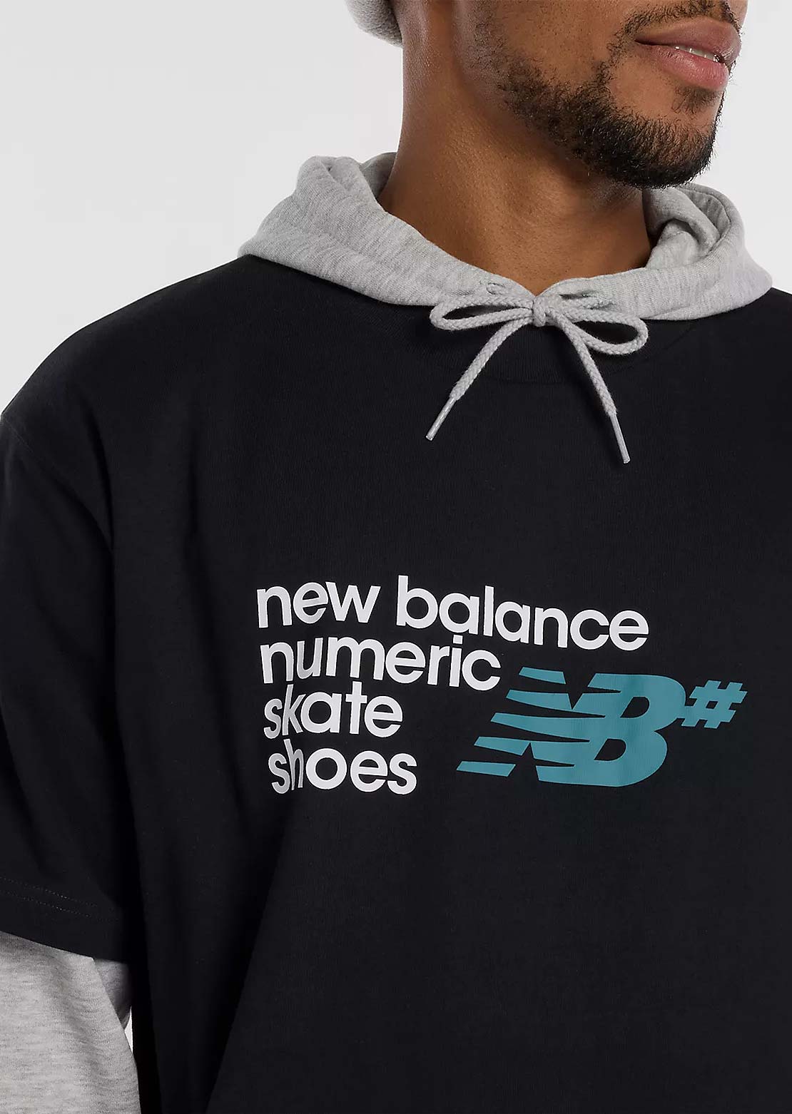 New Balance Numeric Men's Stacked Graphic T-Shirt Black Multi