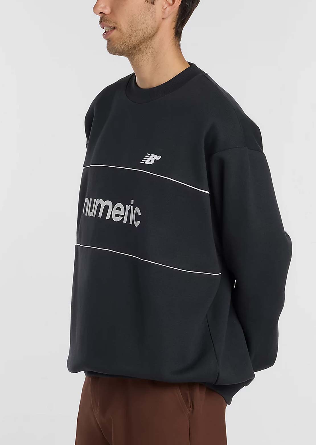 New Balance Numeric Men's Team Crewneck Sweatshirt Black