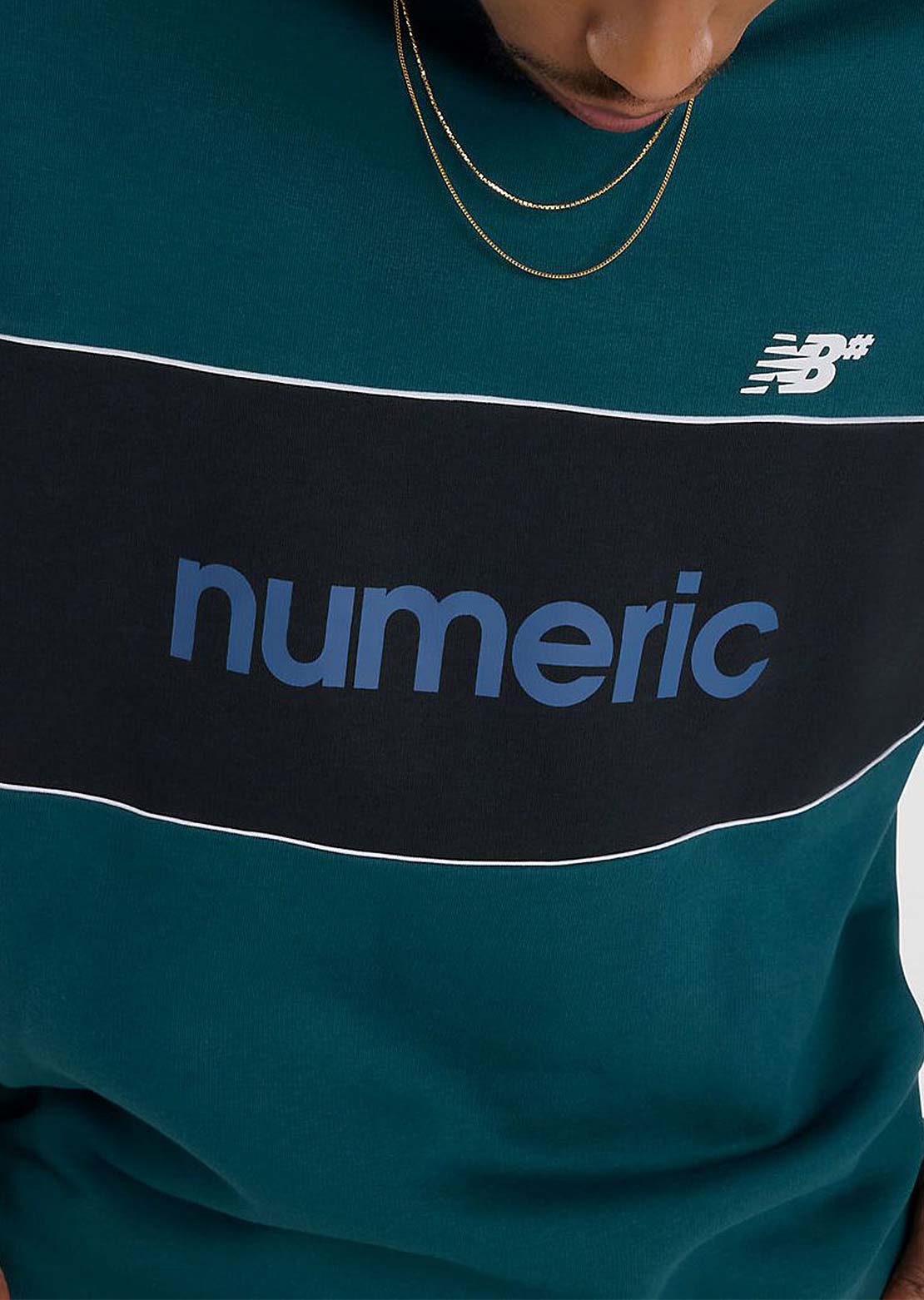 New Balance Numeric Men's Team Crewneck Sweatshirt Medusa Green