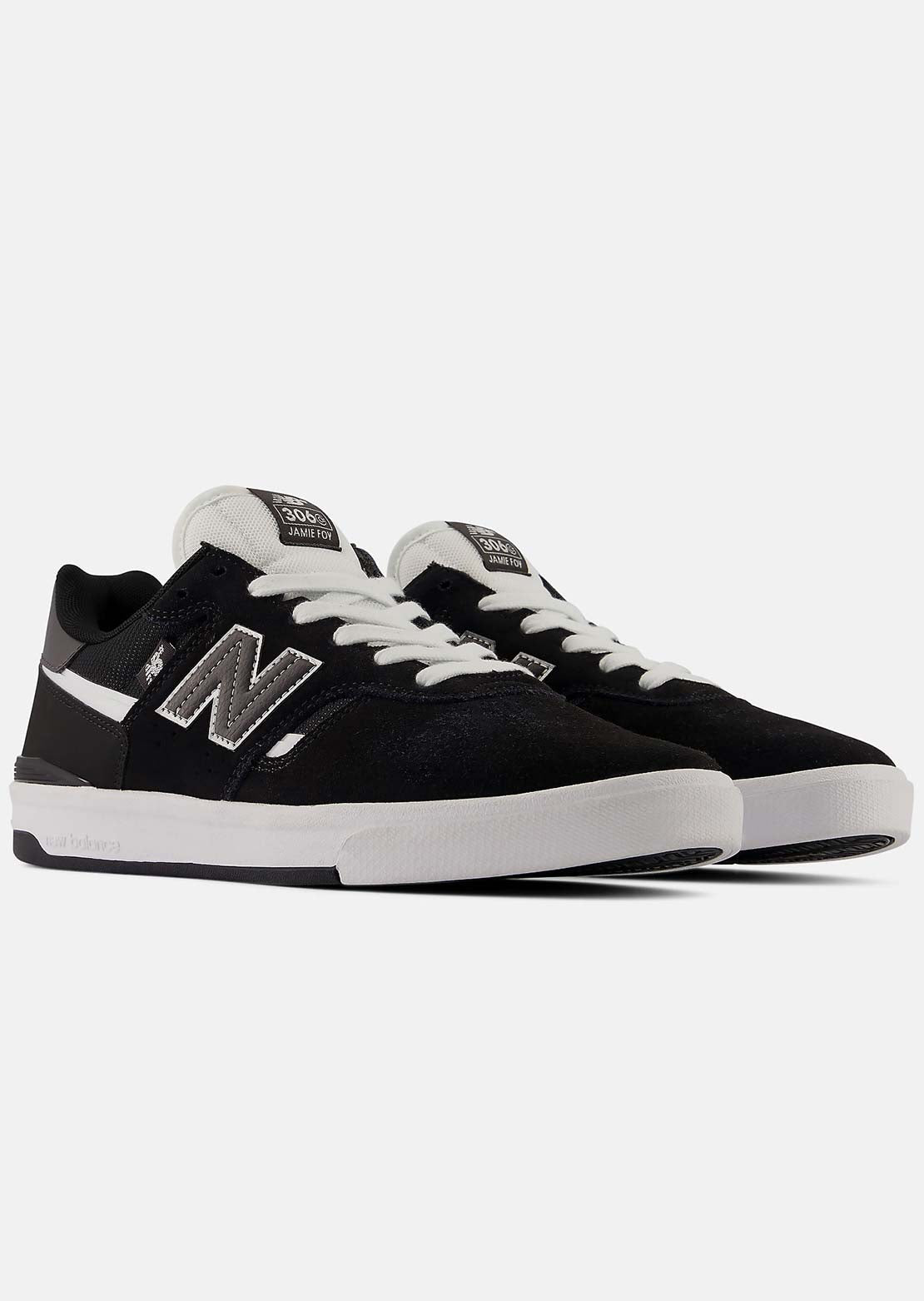 New Balance Numeric Unisex 306 Cup-Foy Shoes Black with white