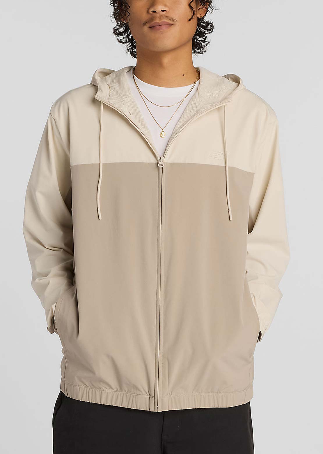 New Balance Numeric Woven Full-Zip Jacket Arid Stone