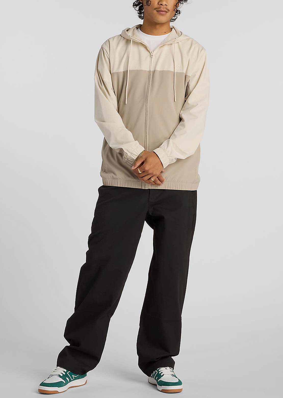 New Balance Numeric Woven Full-Zip Jacket Arid Stone