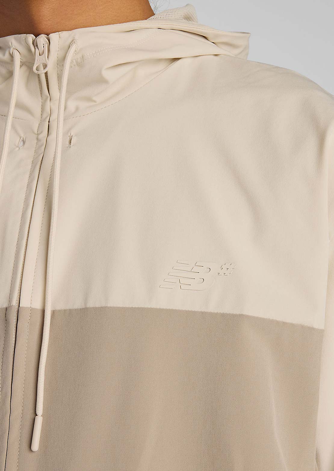 New Balance Numeric Woven Full-Zip Jacket Arid Stone