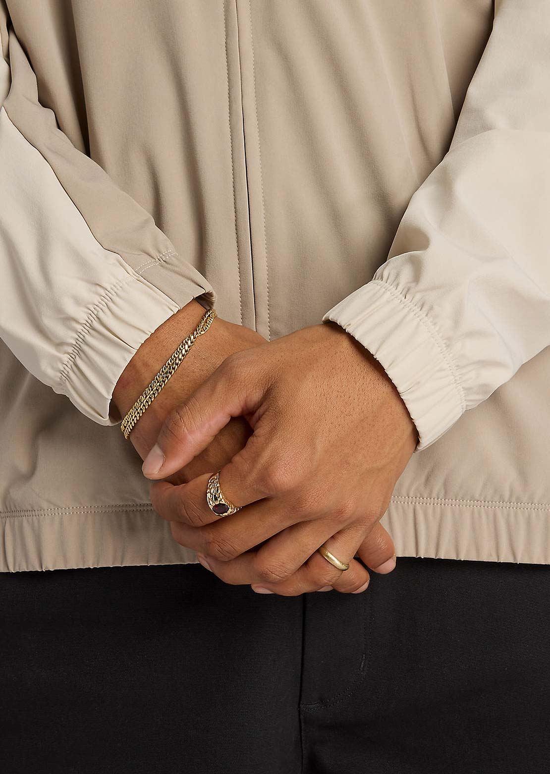 New Balance Numeric Woven Full-Zip Jacket Arid Stone