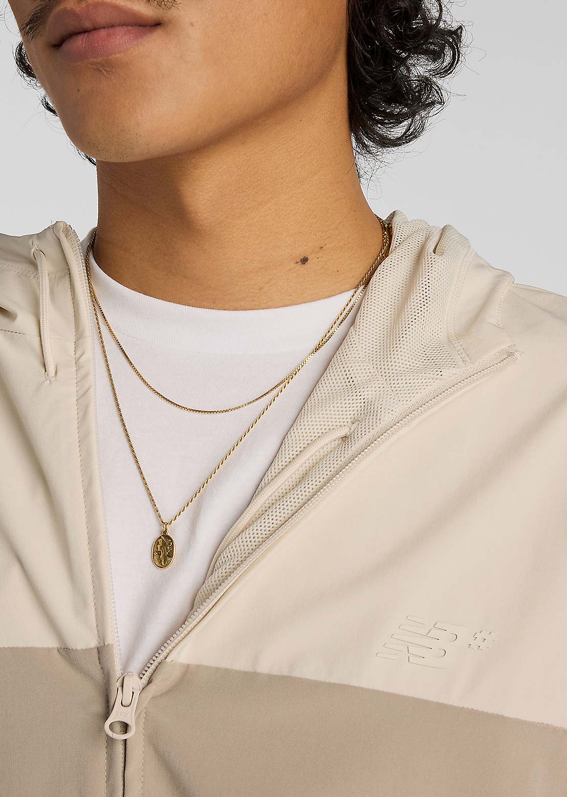 New Balance Numeric Woven Full-Zip Jacket Arid Stone