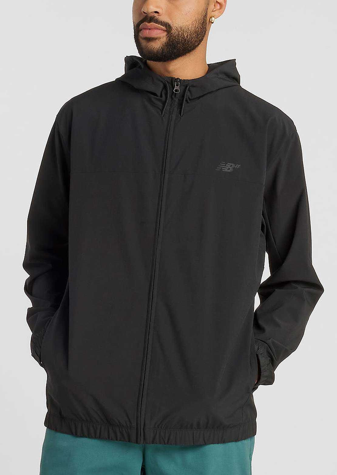 New Balance Numeric Woven Full-Zip Jacket Black