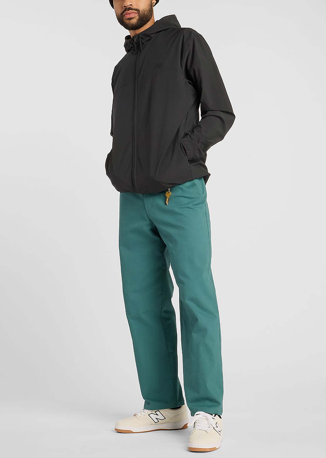 New Balance Numeric Woven Full-Zip Jacket Black