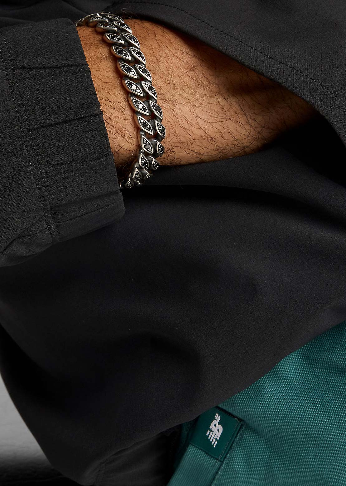 New Balance Numeric Woven Full-Zip Jacket Black