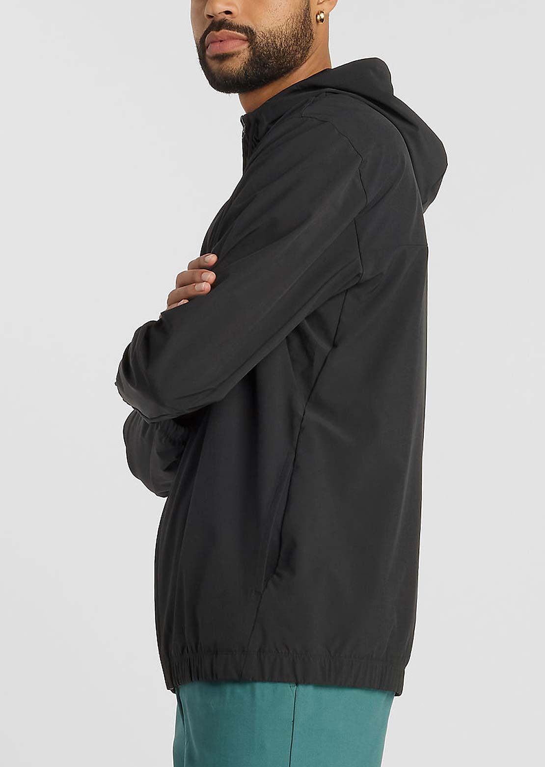 New Balance Numeric Woven Full-Zip Jacket Black