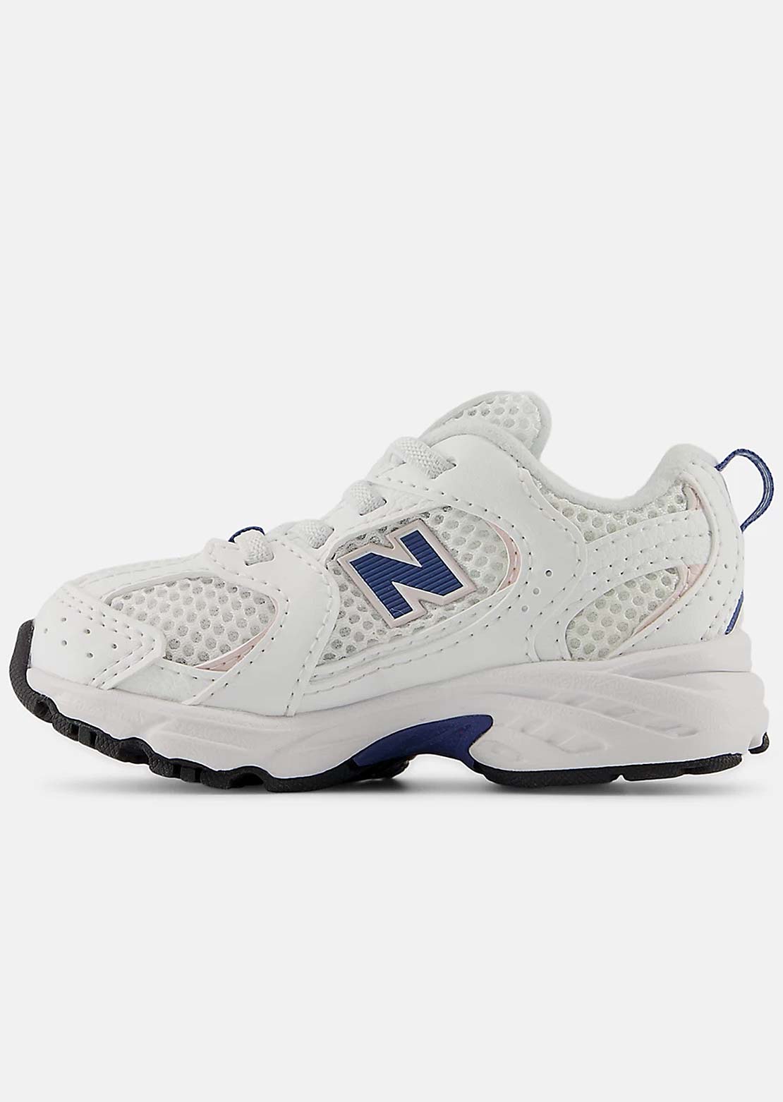 New Balance Toddler 530 Bungee Lace Shoes NB White