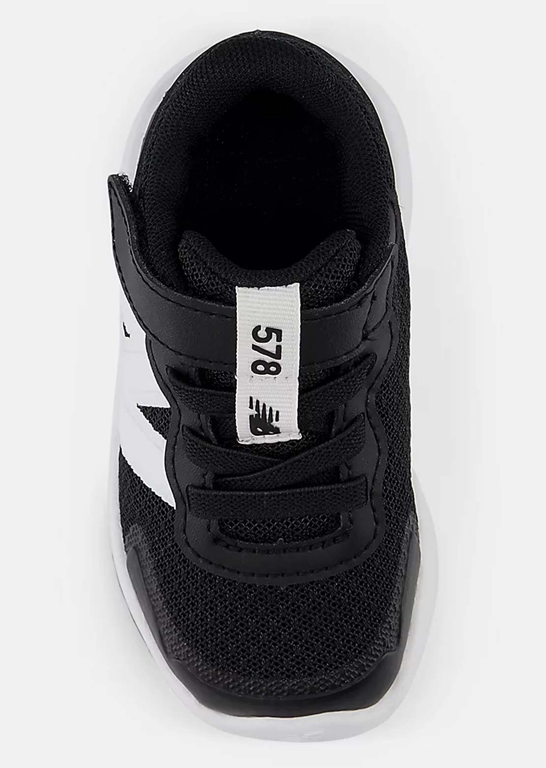 New Balance Toddler 5781 Bungee Lace Shoes with Top Strap Black