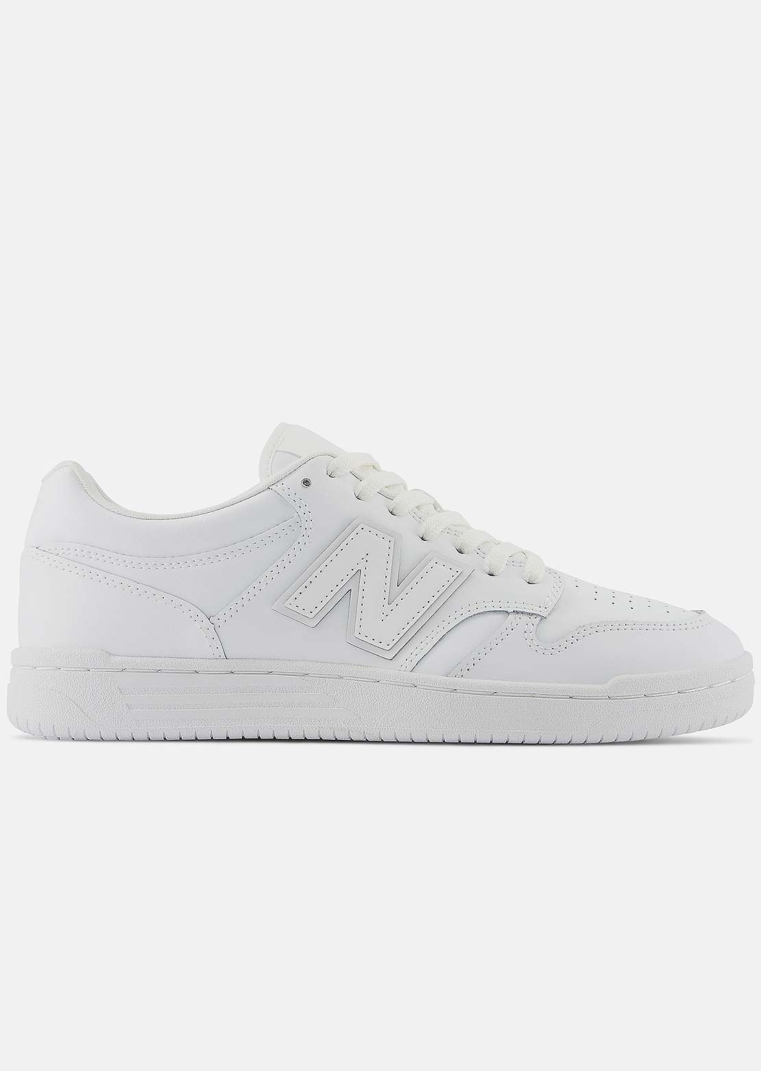 New Balance Unisex 480 Shoes White/White/White