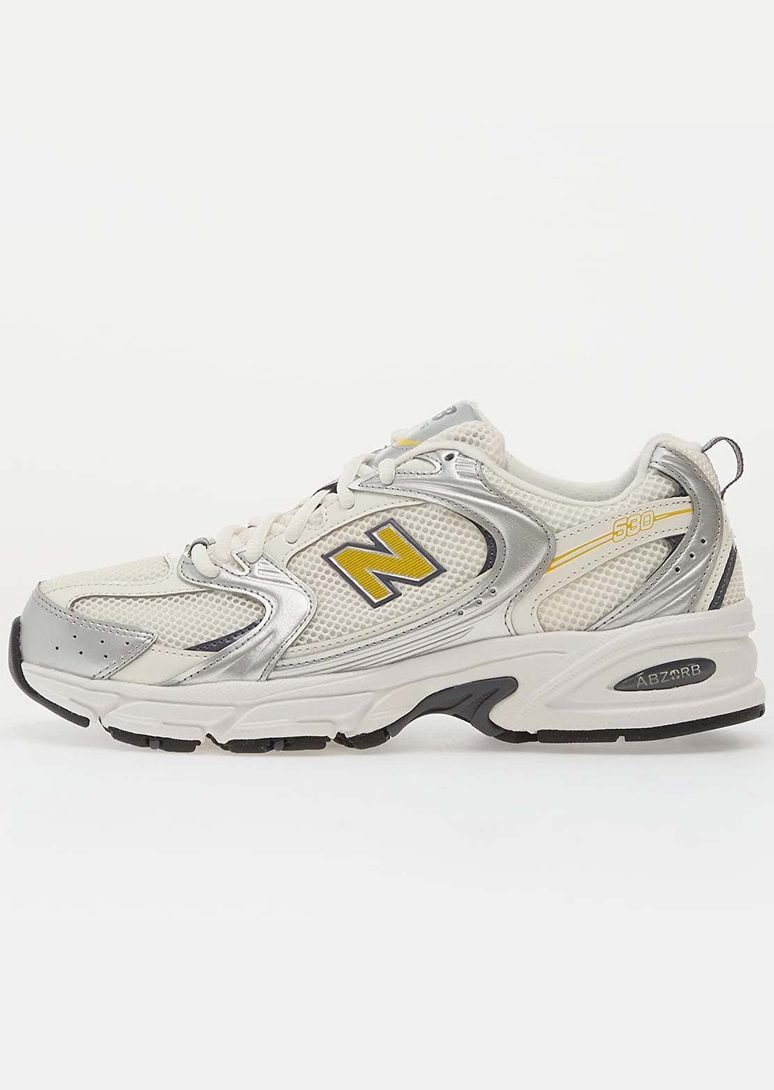 New Balance Unisex 530 Shoes Silver Metallic/Sea Salt