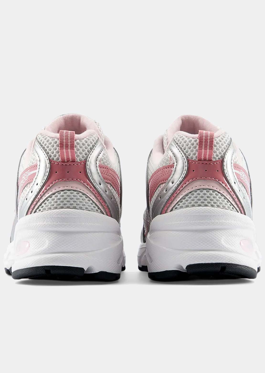 New Balance Unisex 530 Shoes Silver Metallic/Rosewood