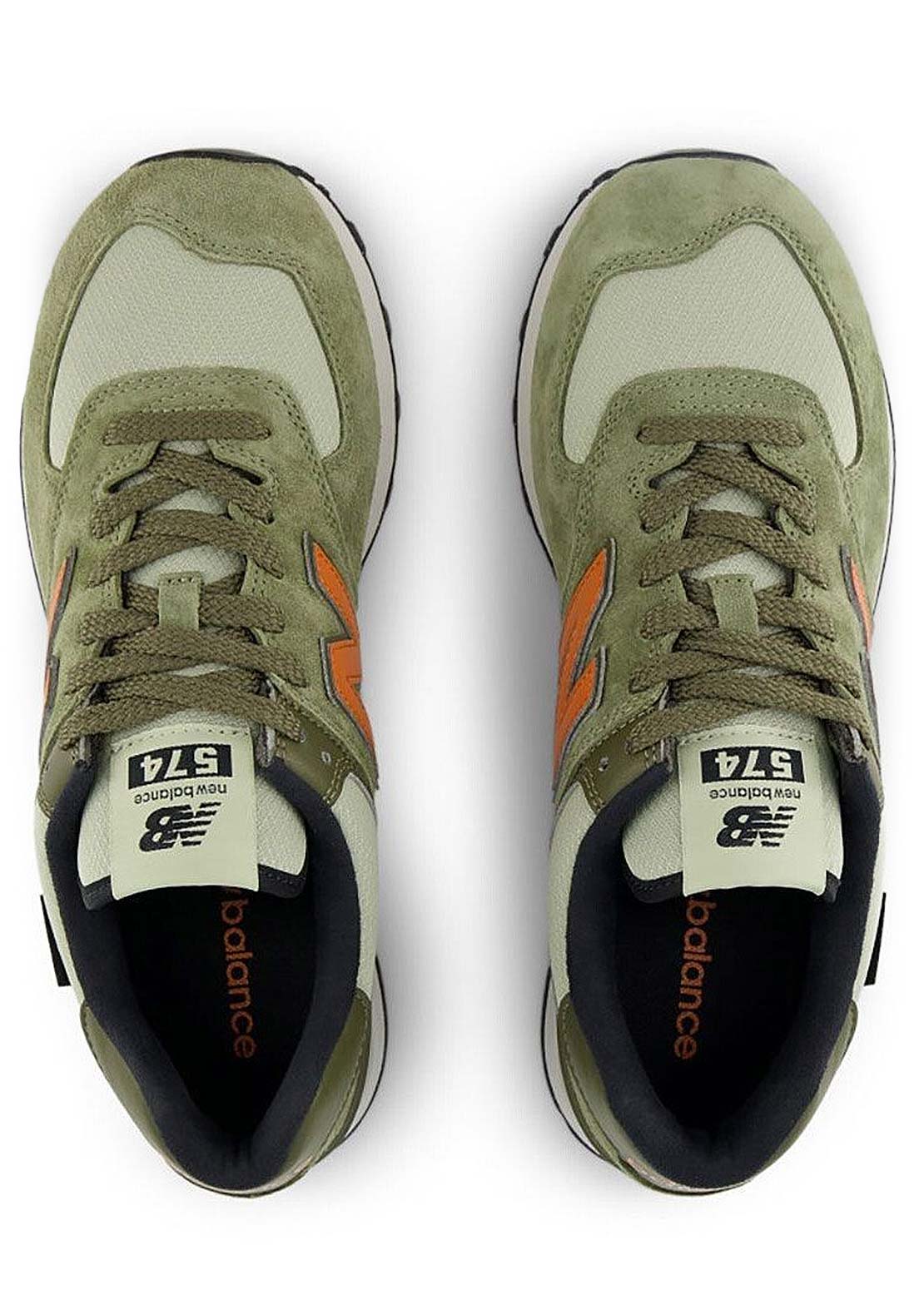 New Balance Unisex 574 Shoes Dark Olivine