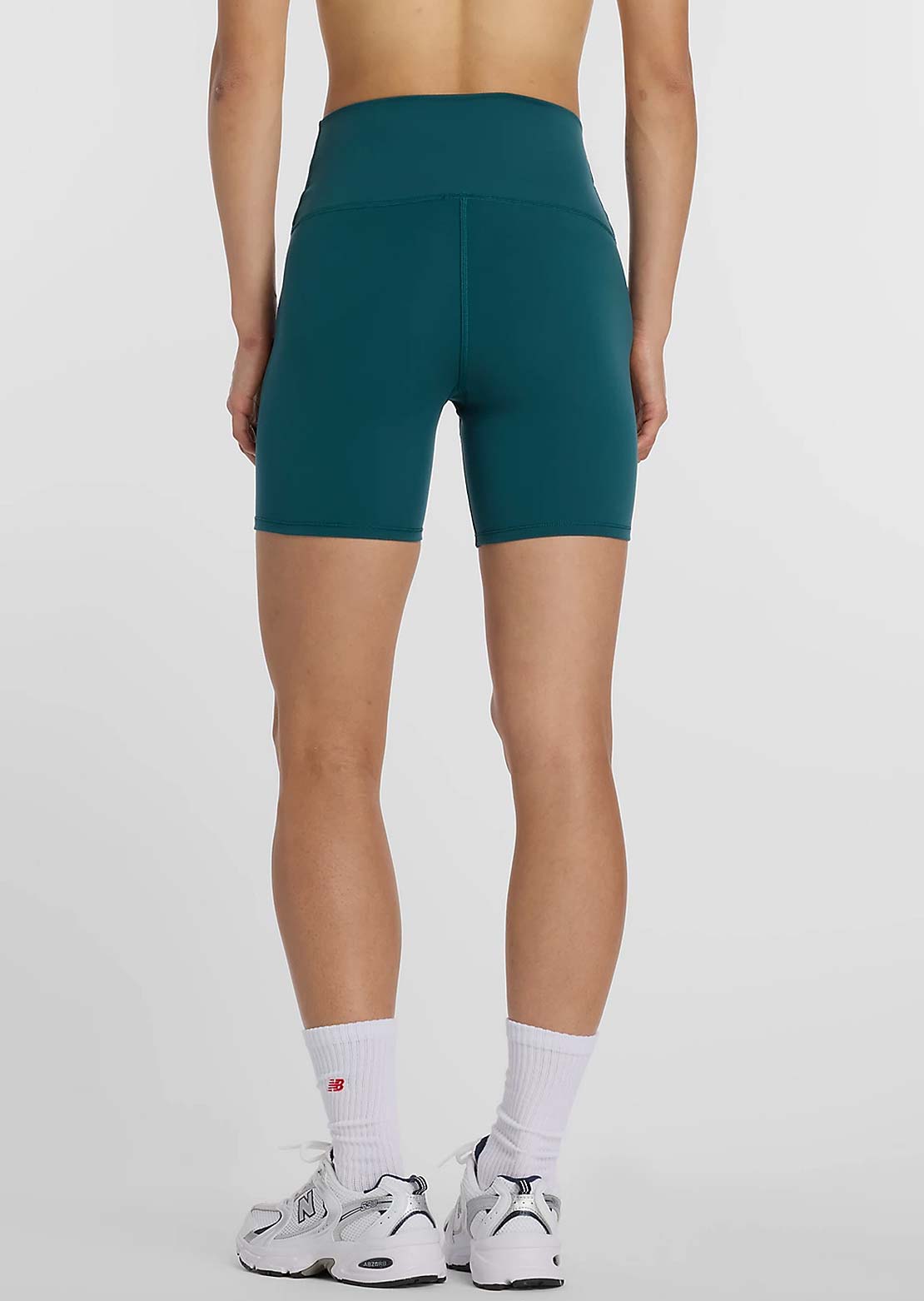 New Balance Women’s Harmony High Rise 6" Shorts Medusa Green