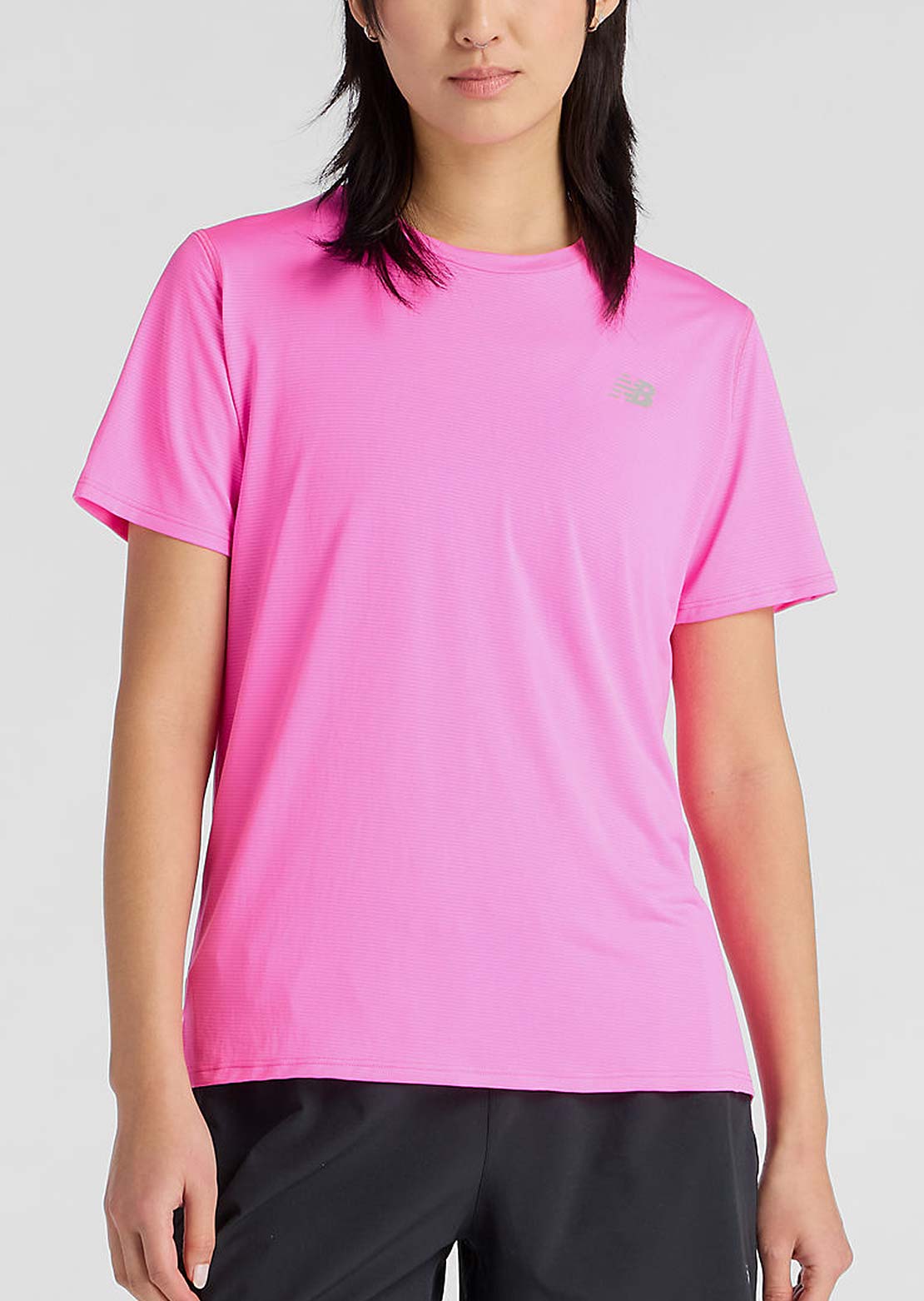 New Balance Women’s Sports Essential T-Shirt Pink Heat