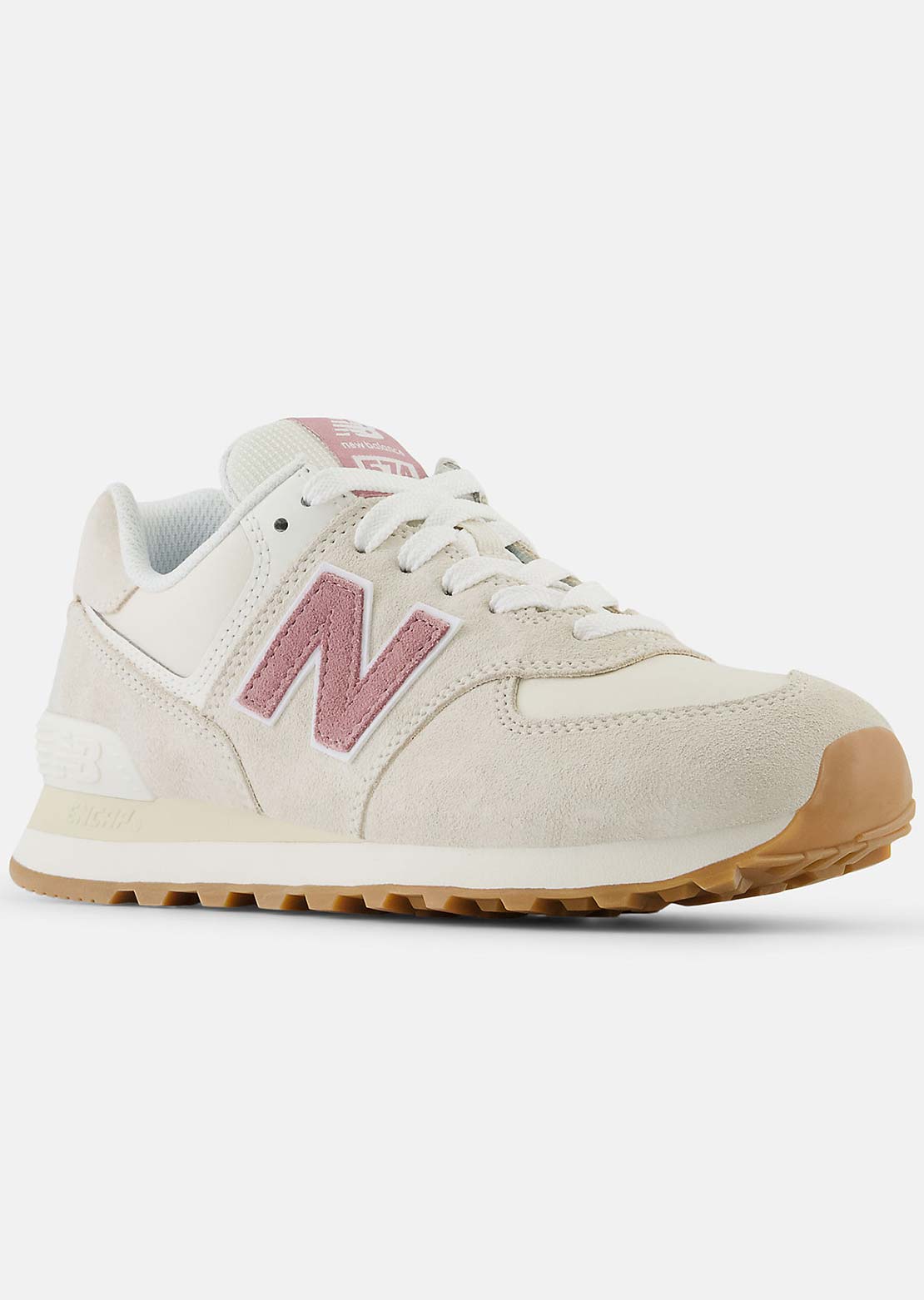 New Balance Women&#39;s 574 Shoes Linen/Rosewood