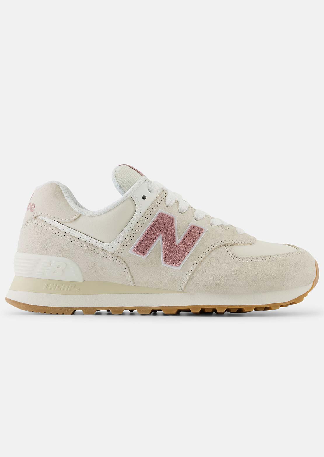 New Balance Women&#39;s 574 Shoes Linen/Rosewood