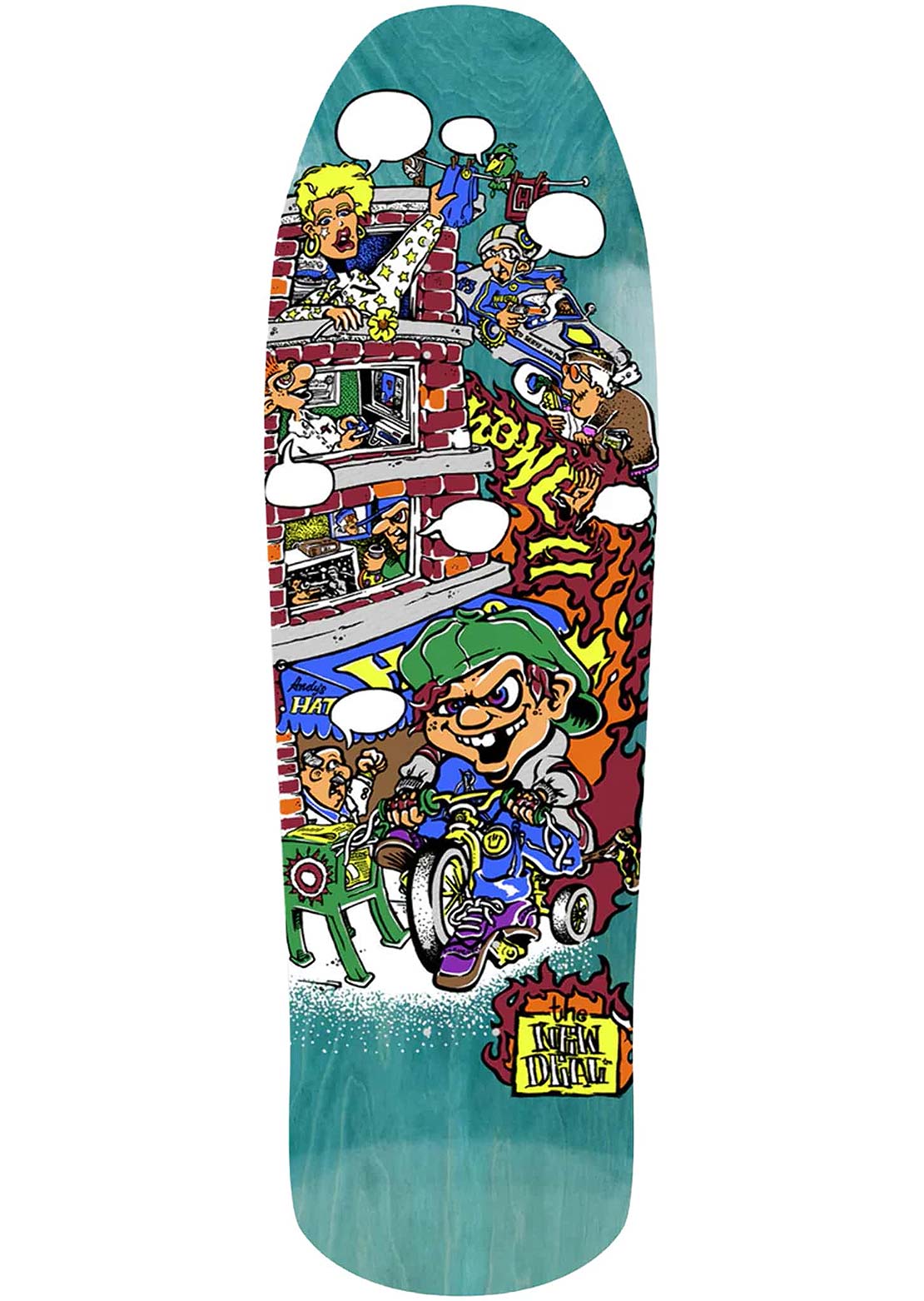 New Deal Andy Howell Tricycle Kid Skateboard Deck