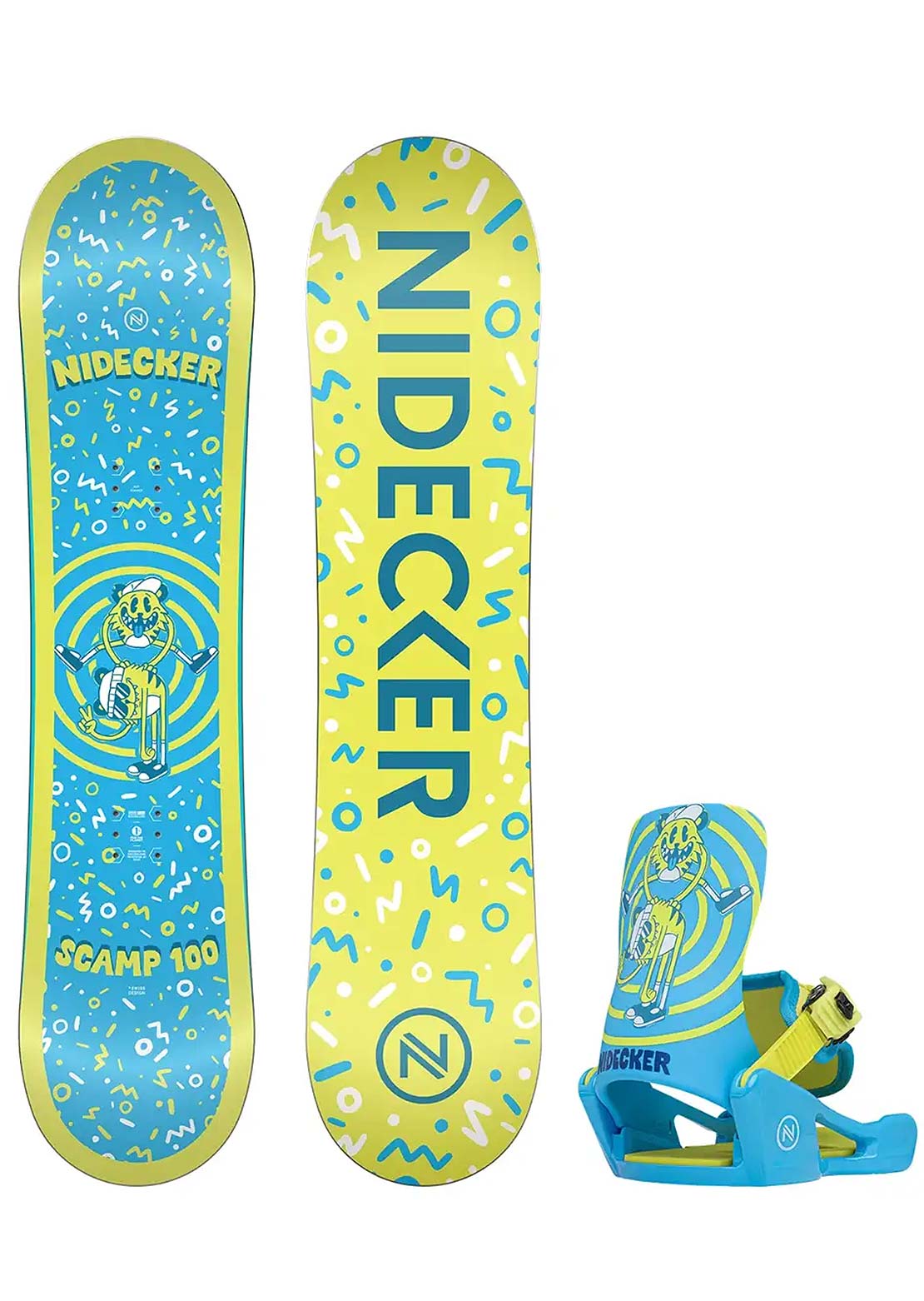 Nidecker Junior Scamp Ensemble de Planche de snowboard