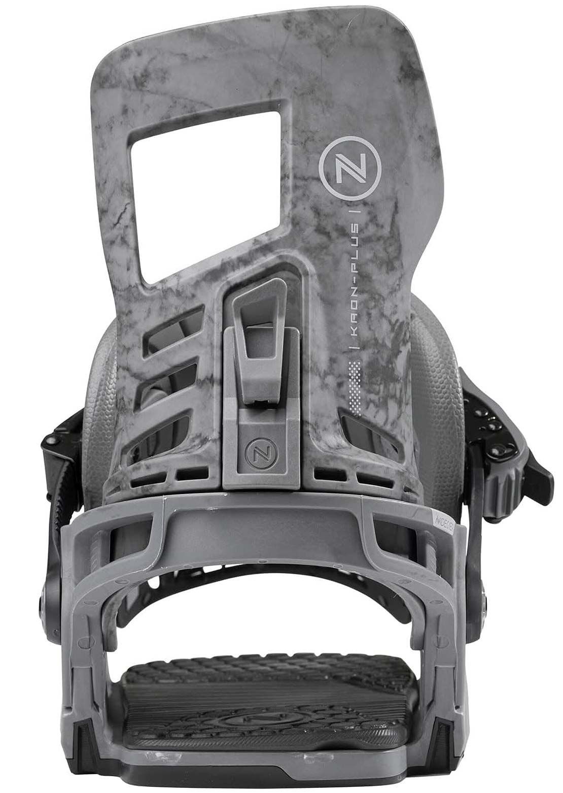 Nidecker Men&#39;s Kaon Plus Snowboard Bindings Cement Gray