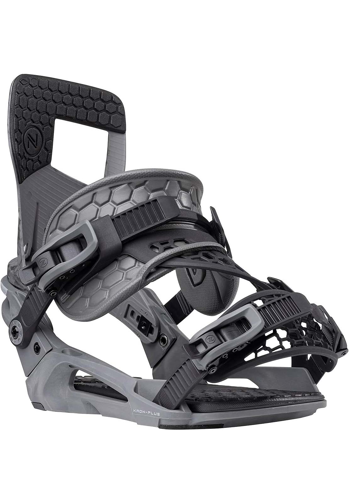 Nidecker Men's Kaon Plus Snowboard Bindings Cement Gray