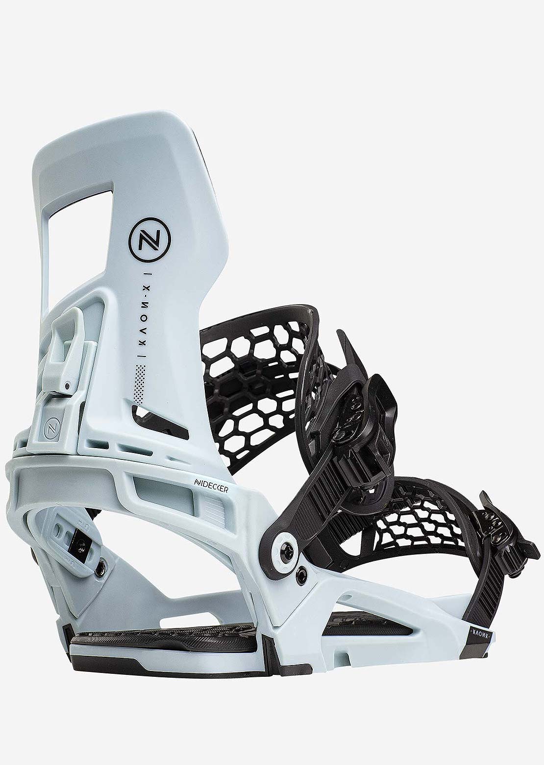 Nidecker Men's Kaon X Snowboard Bindings Black Ice
