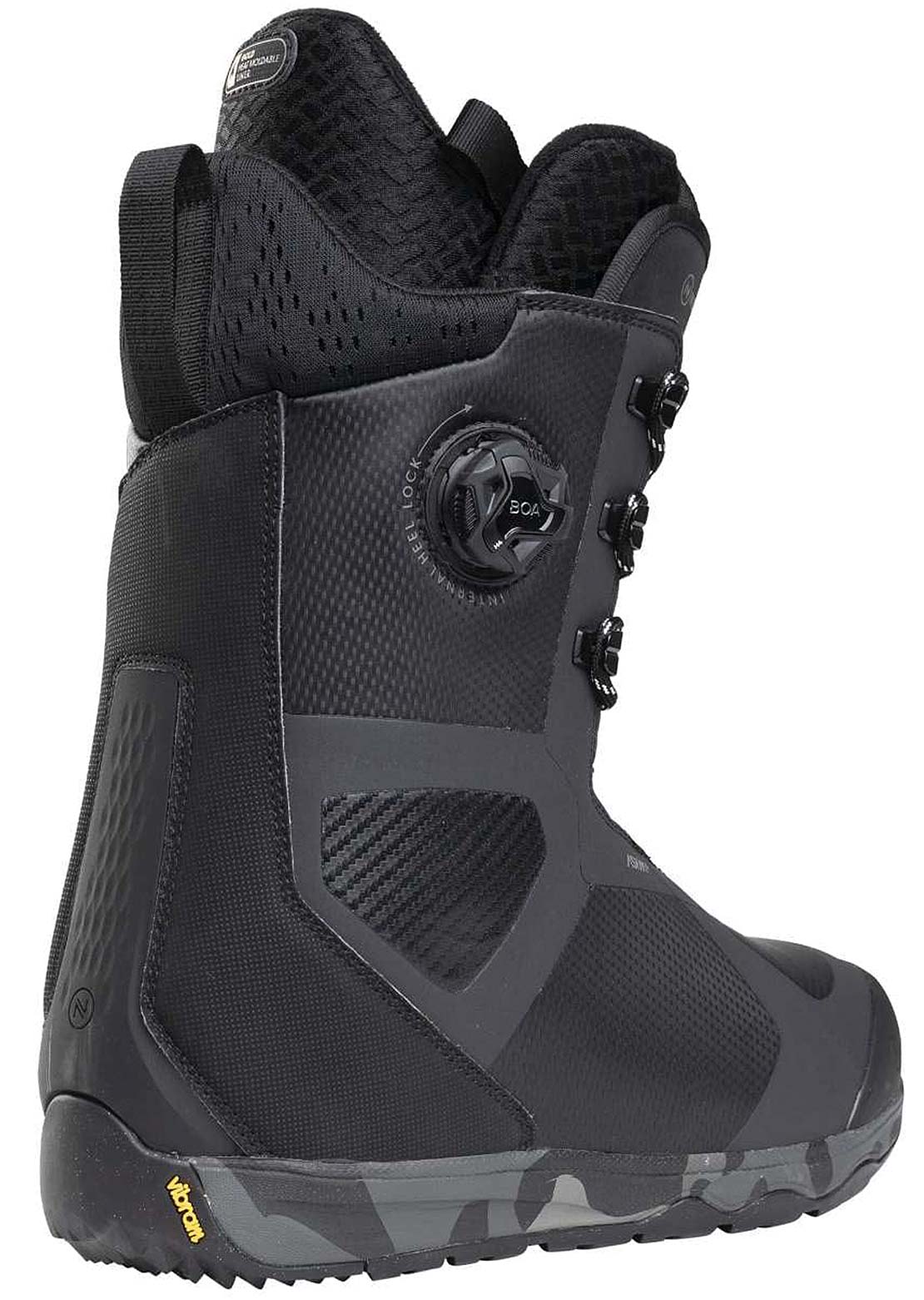 Nidecker Men's Kita Hybrid Snowboard Boots Black