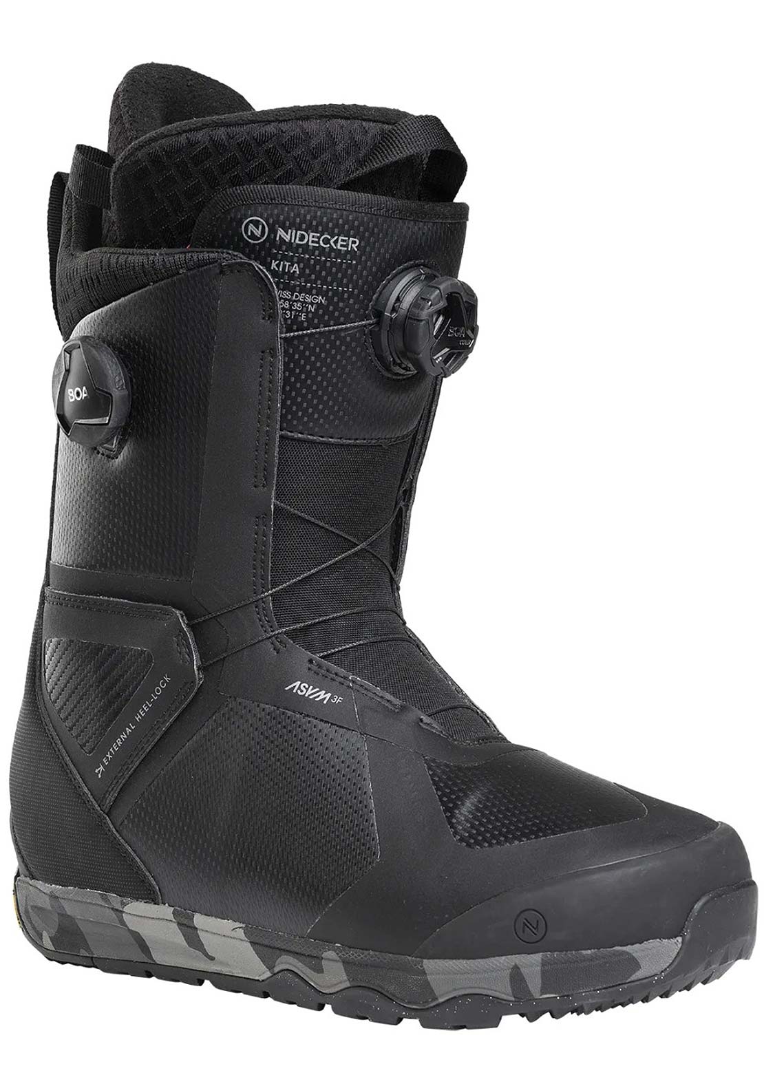 Nidecker Men's Kita Snow Boots Black