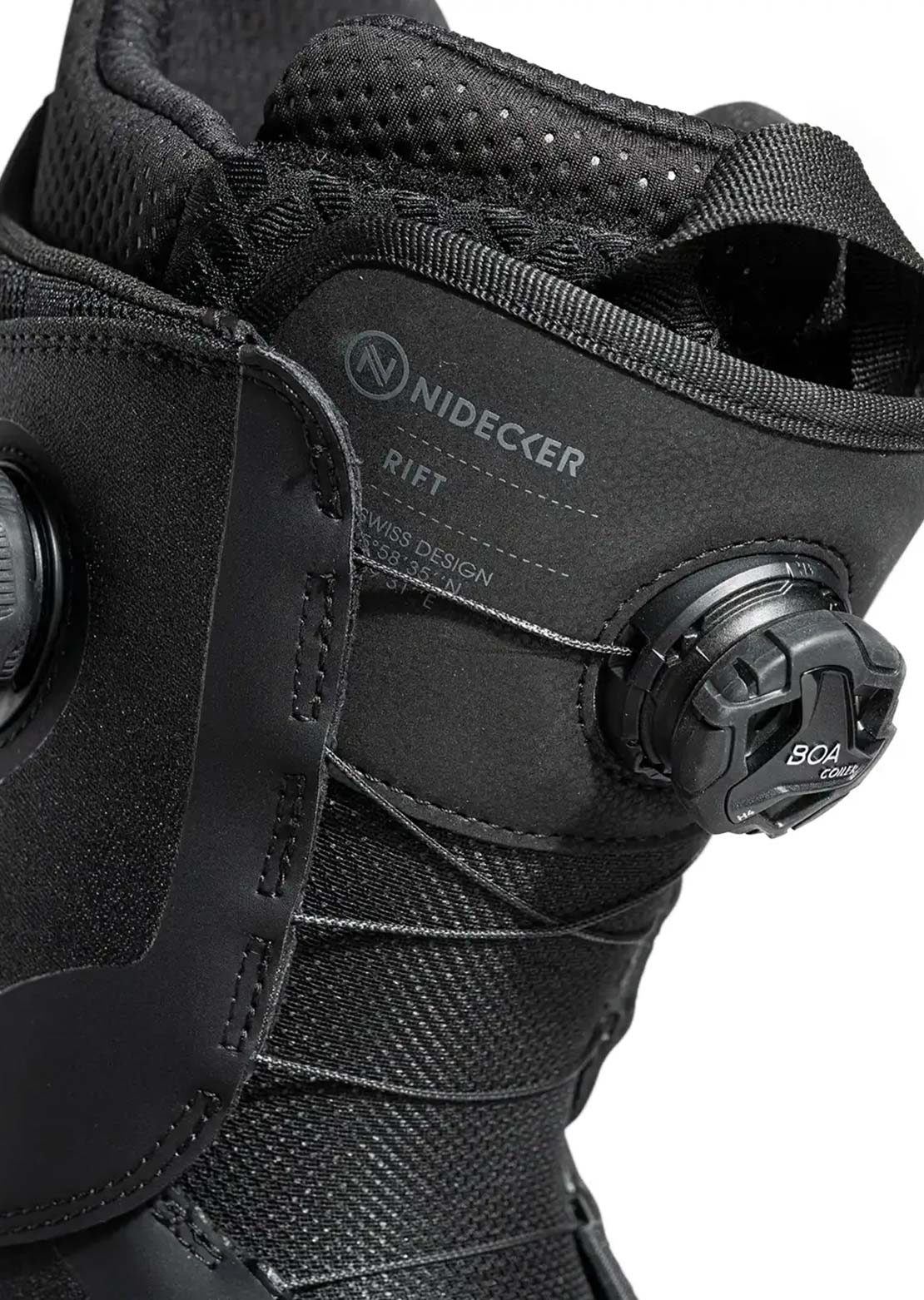 Nidecker Men's Rift Snowboard Boots Black