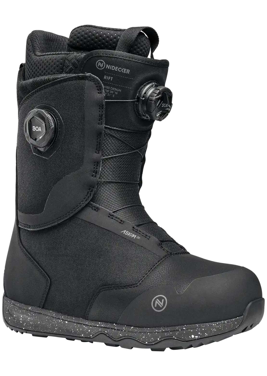 Nidecker Men's Rift Snowboard Boots Black