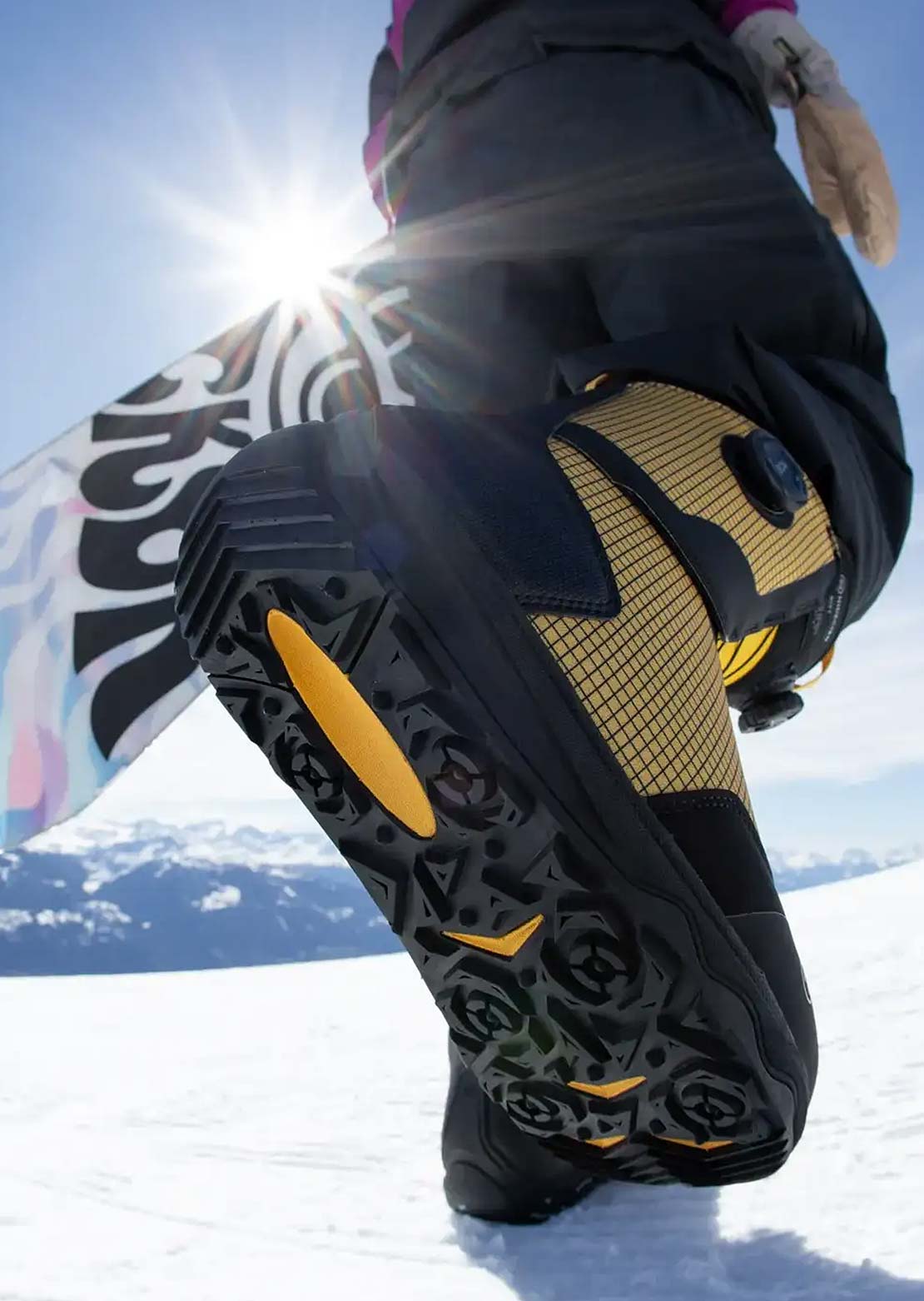 Nidecker Men's Rift Snowboard Boots Yellow/Black