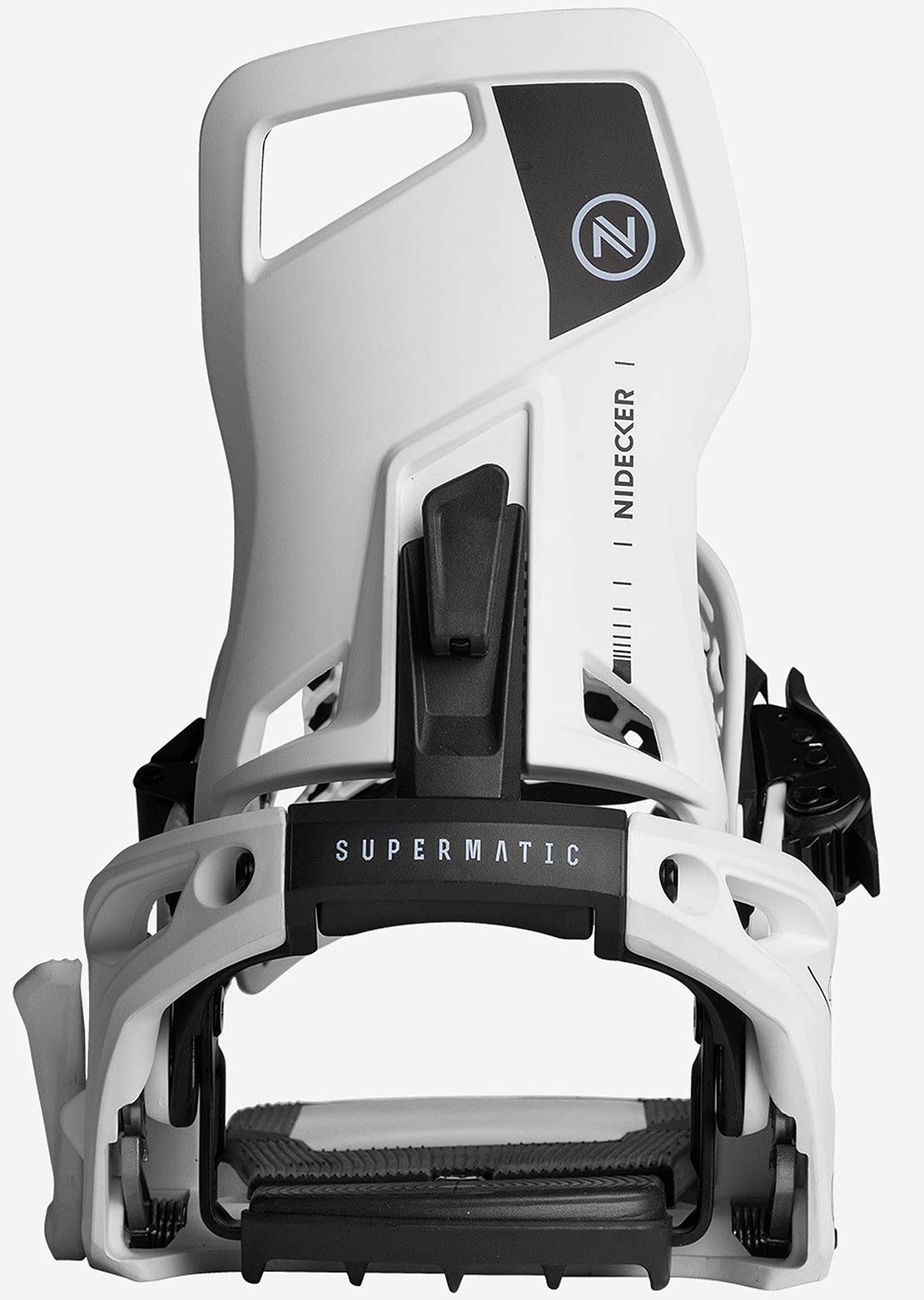 Nidecker Men&#39;s Supermatic Snowboard Bindings White