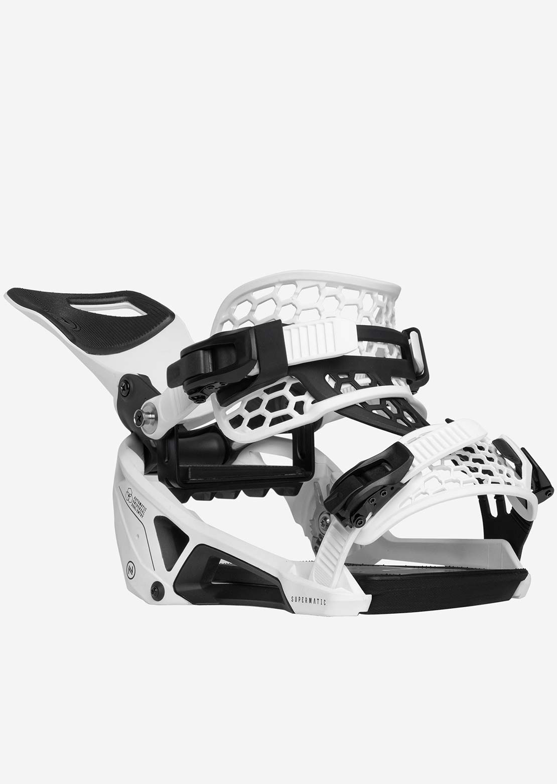 Nidecker Men&#39;s Supermatic Snowboard Bindings White
