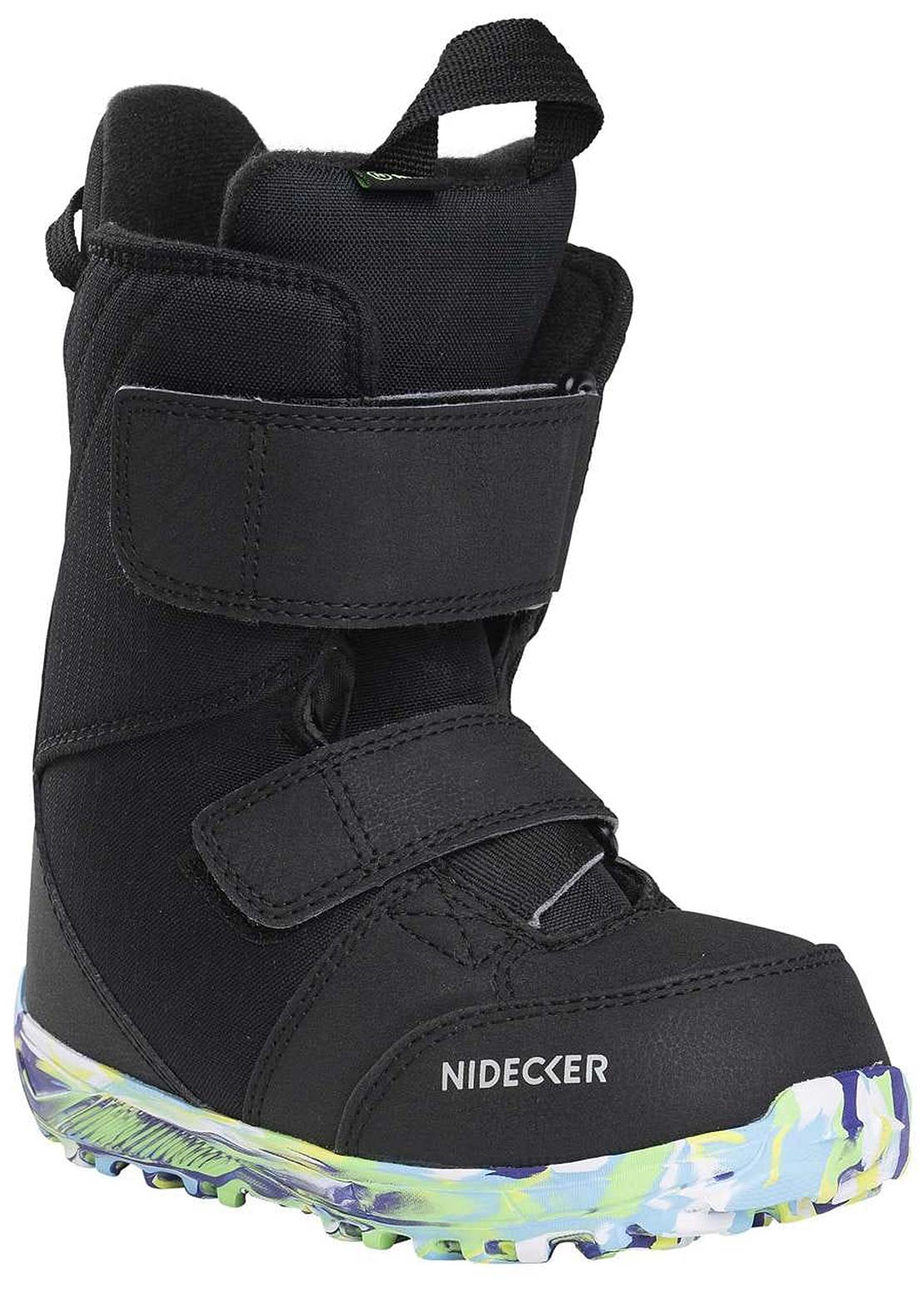 Nidecker Toddler Micron Mini Snowboard Boots Black
