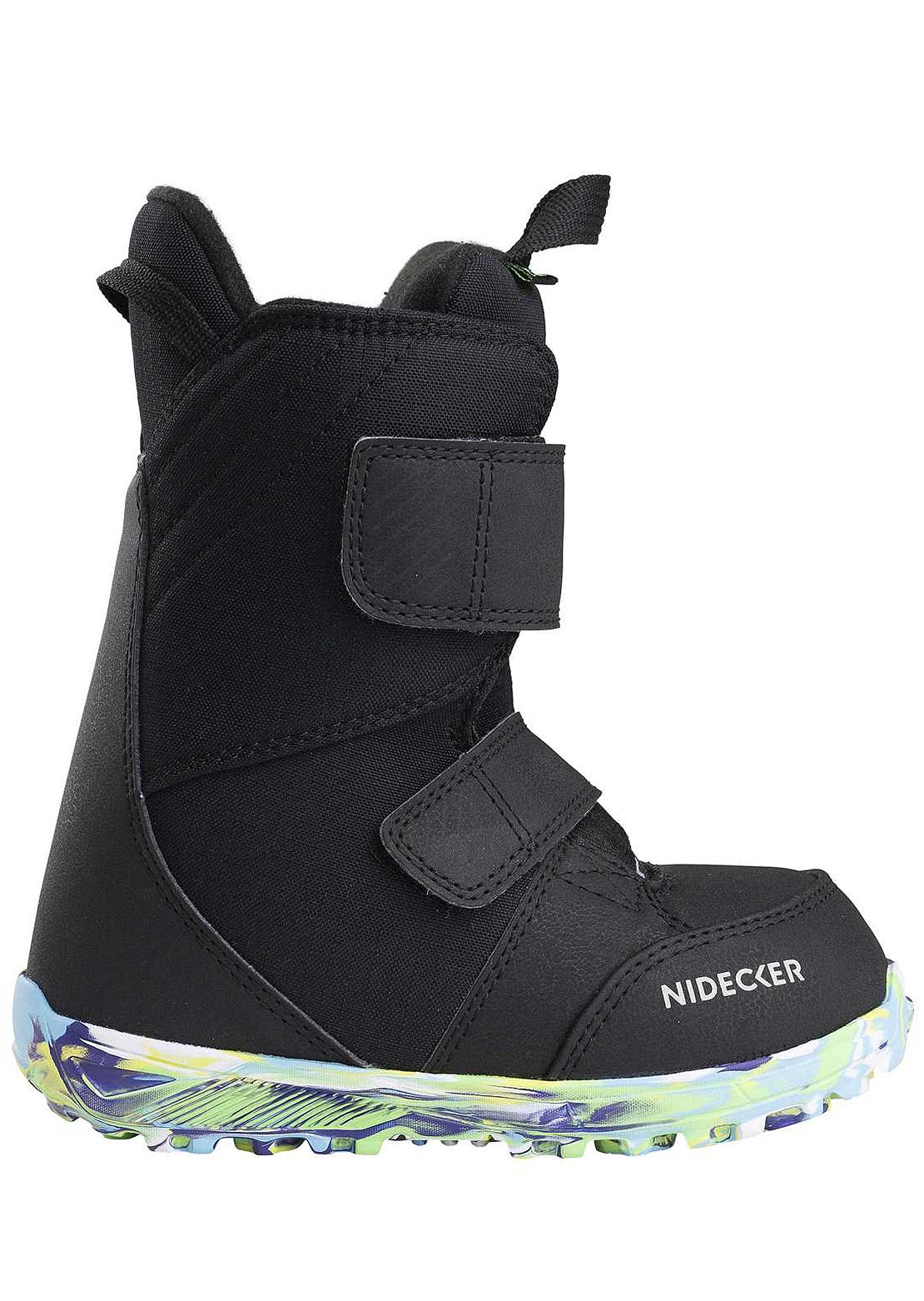 Nidecker Toddler Micron Mini Snowboard Boots Black