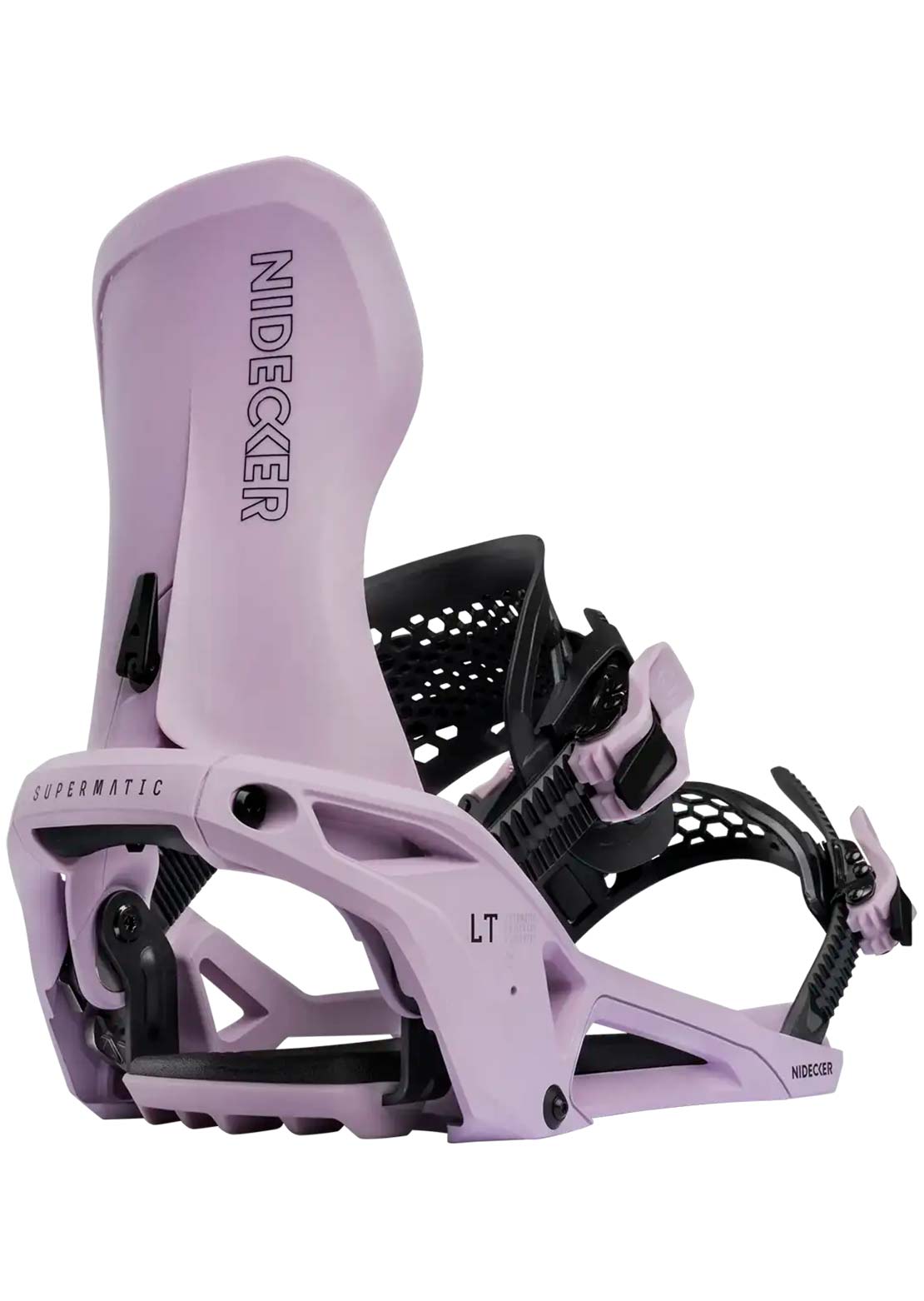 Nidecker Unisex LT Supermatic Snowboard Bindings Dusk