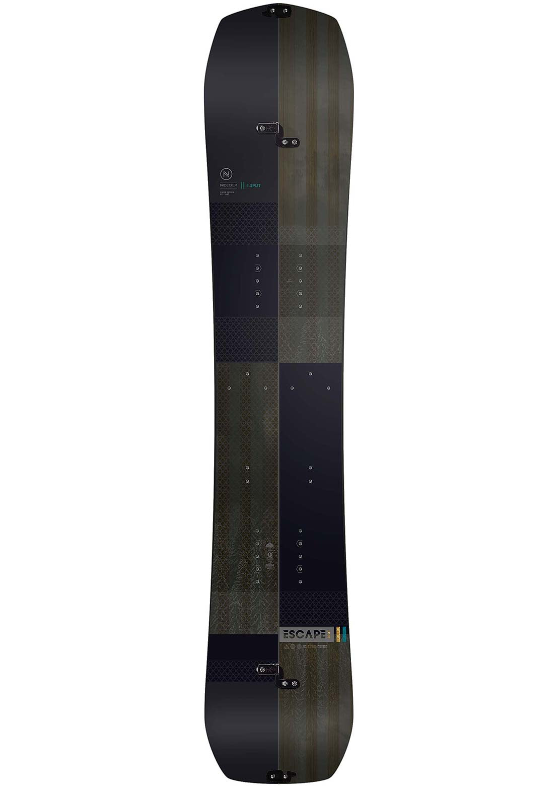 Nidecker Unisex Escape Split Splitboard Black